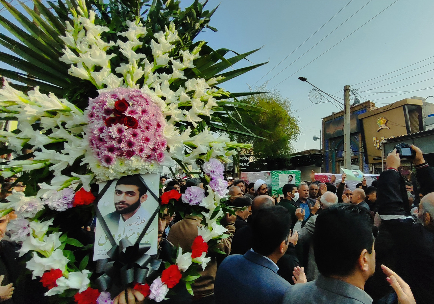 تشیع مدافعان امنیت در شهرستان شوشتر