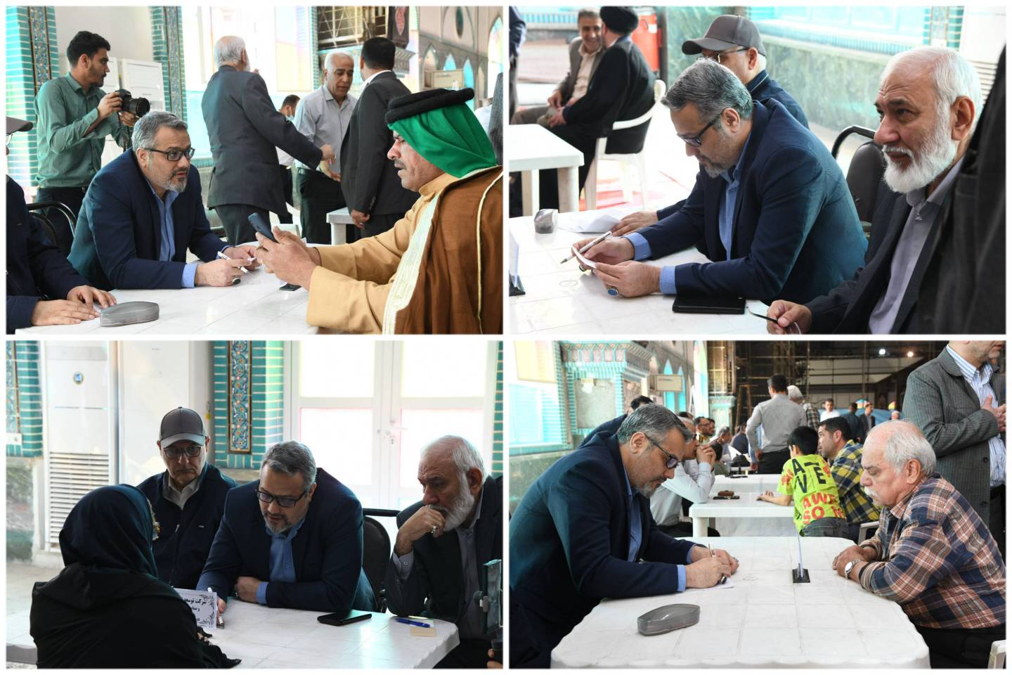 پاسخ‌گویی بی‌واسطه دکتر مقداد محمودی در میز خدمت مصلی اهواز؛