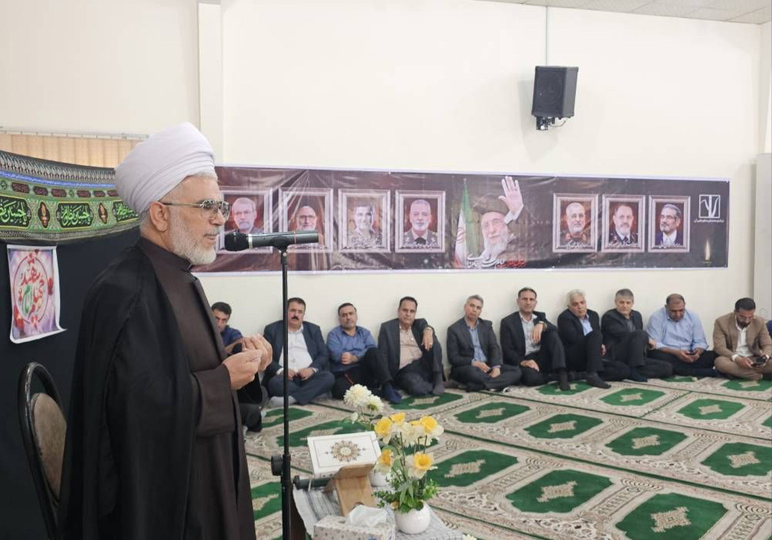 برگزاری مراسم چهلمین روز شهادت رهبر انقلاب در شرکت کشت و صنعت امام خمینی(ره)