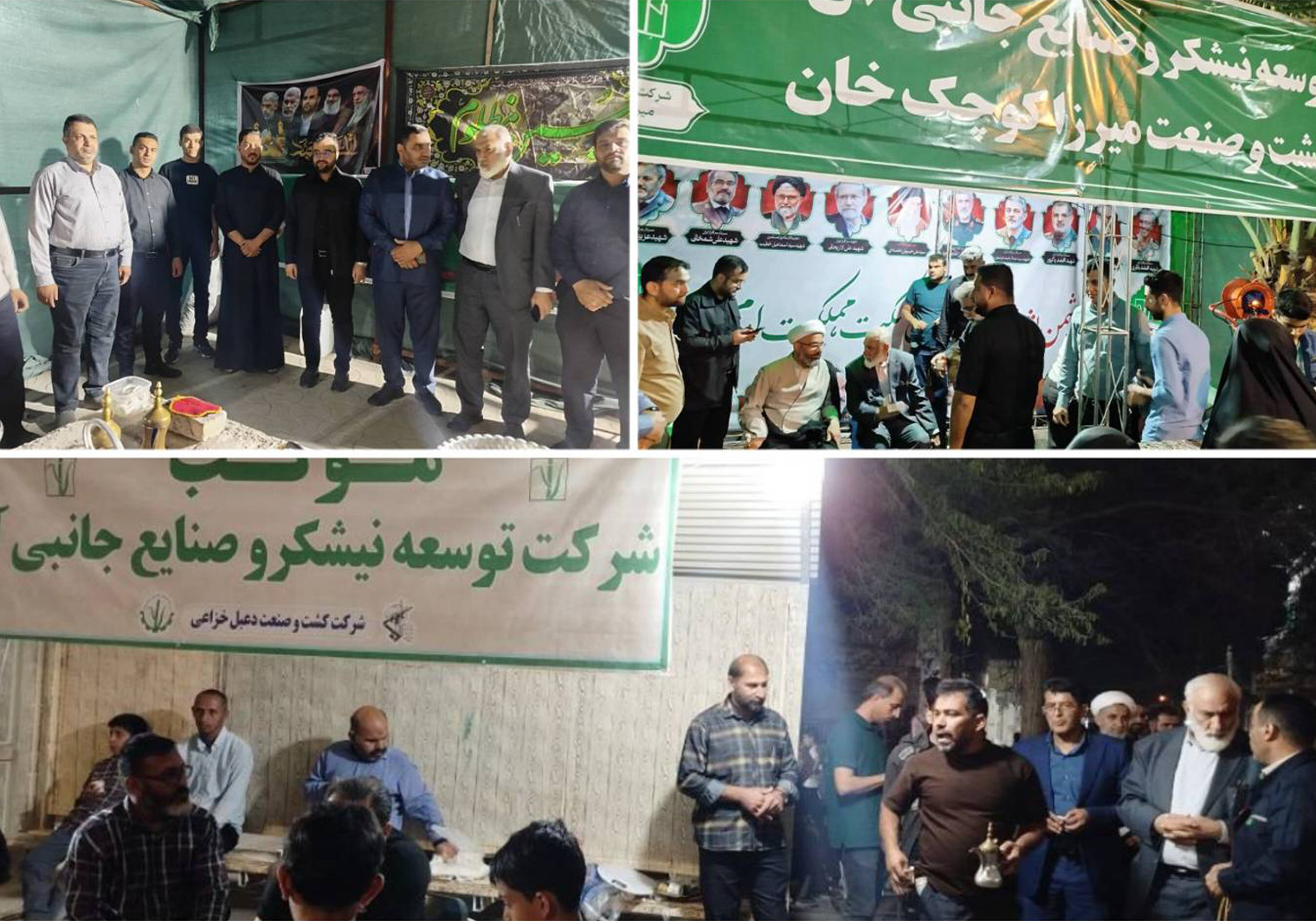ابلاغ پیام قدردانی مدیرعامل توسعه نیشکر از خادمان موکب‌های مردمی نیشکر