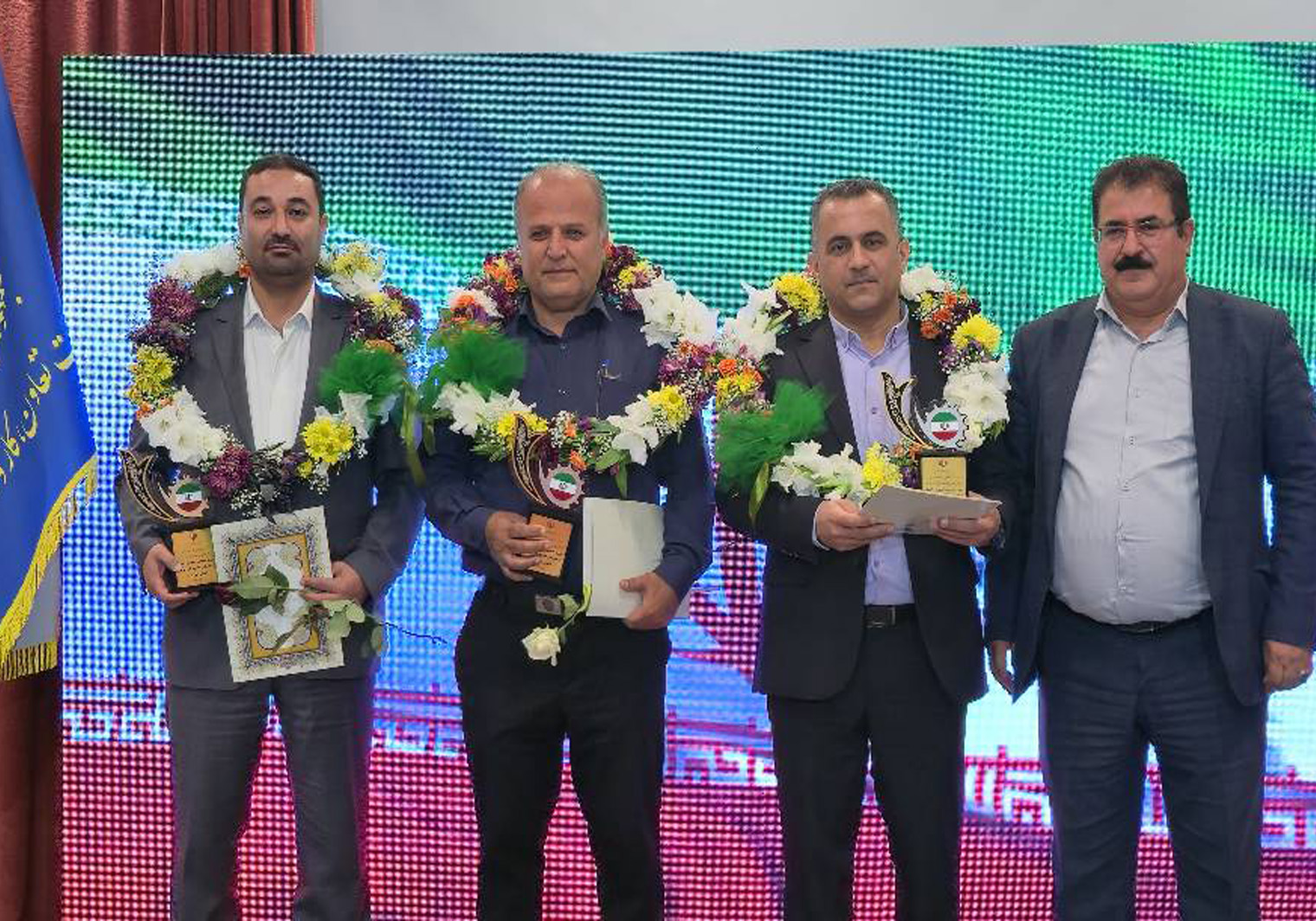 درخشش کارکنان شرکت کشت و صنعت امام خمینی (ره) در جشنواره نخبگان جامعه کار و تولید استان خوزستان